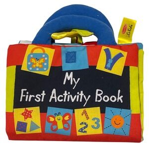 Melissa & Doug Activity Book Unisex OS Multicolor Fabric My First Soft Toy Learn